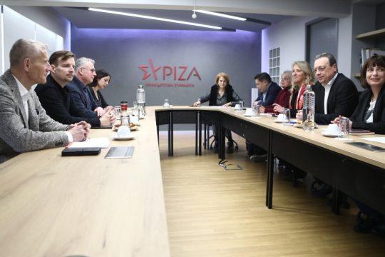 Συνάντηση στην Αθήνα αντιπροσωπειών Die Linke και ΣΥΡΙΖΑ-Π.Σ.